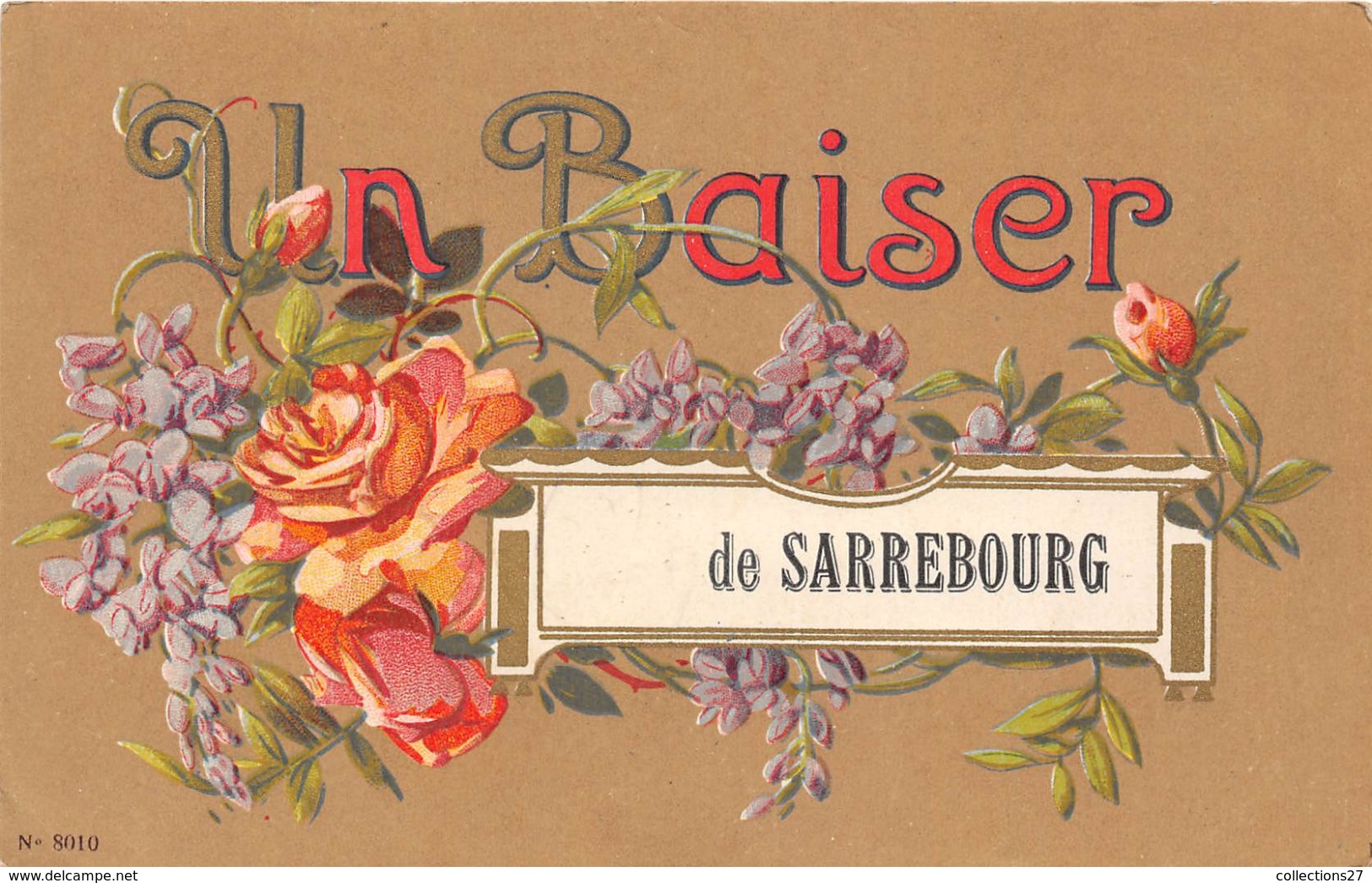 57-SARREBOURG- UN BAISER - Sarrebourg