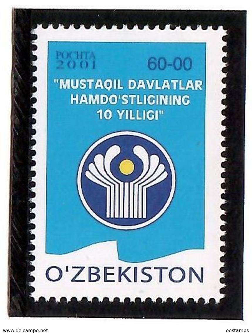 Uzbekistan 2001.CIS - 10y. 1v: 60-00  Michel # 431 - Uzbekistan