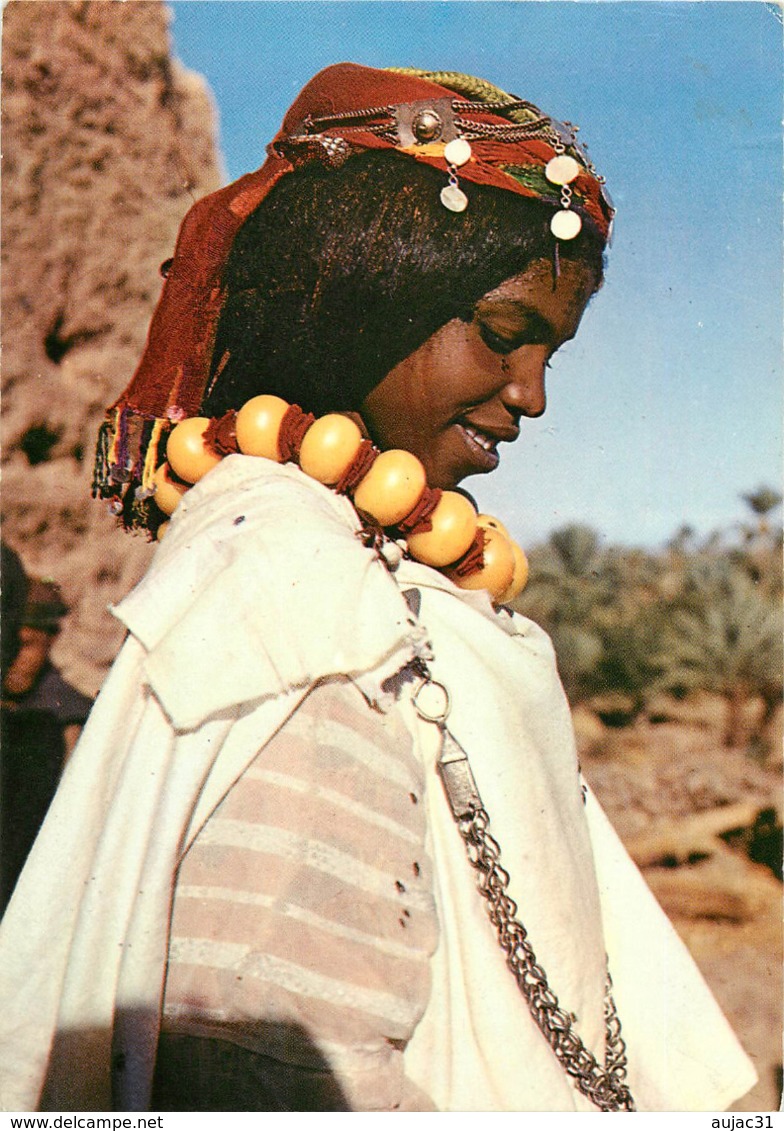 Maroc - Morocco - Le Maroc En Lumicolor - Femmes - Jeune Femme Au Collier D'ambre - Semi Moderne Grand Format - état - Sonstige & Ohne Zuordnung