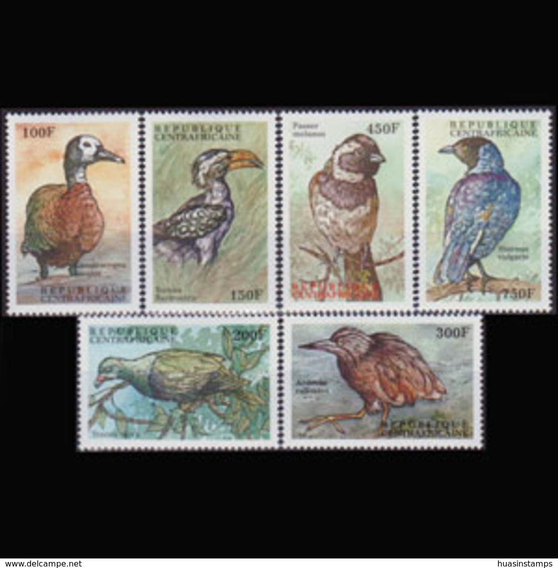 CENTRAL AFRICA 2000 - Scott# 1315-20 Birds Set Of 6 MNH - Repubblica Centroafricana