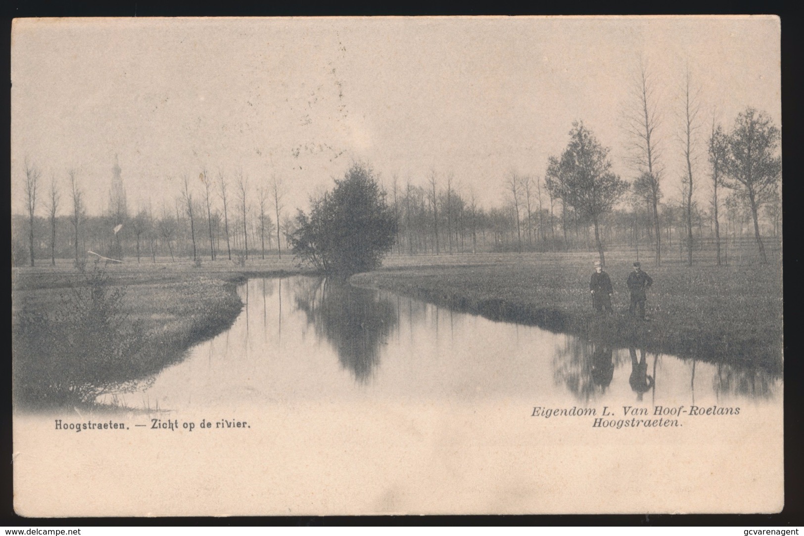 HOOGSTRATEN   ZICHT OP DE RIVIER - Hoogstraten