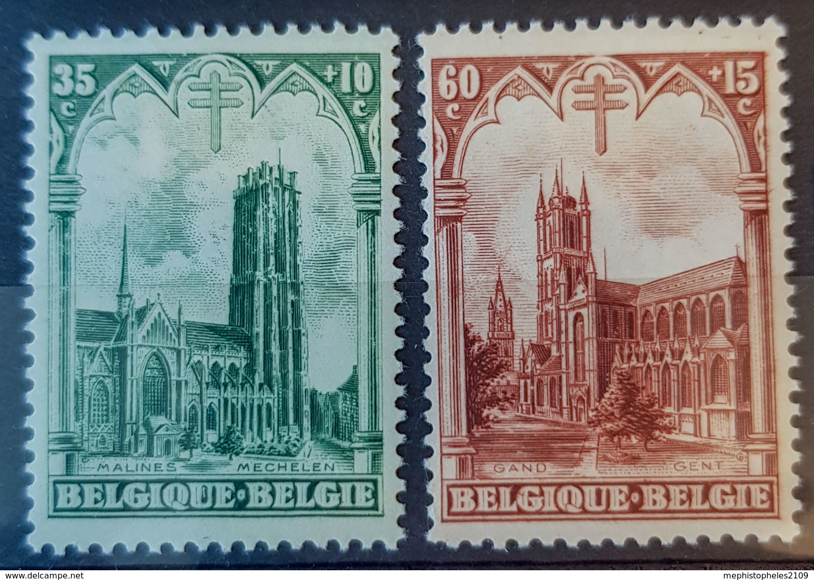 BELGIUM 1928 - MLH - Sc# B80, B81 - Nuevos