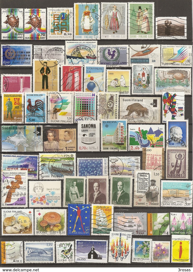 Finland Collection With Many Topical Stamps (2 Scans!!) - Colecciones
