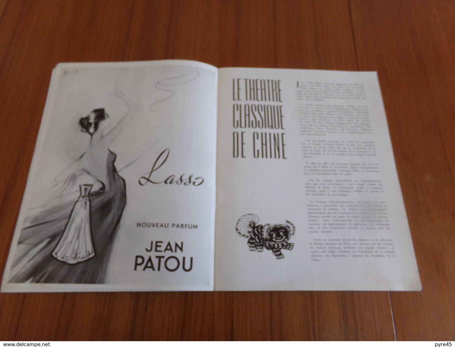 Programme Opéra De Pékin , 1958 - Programmes