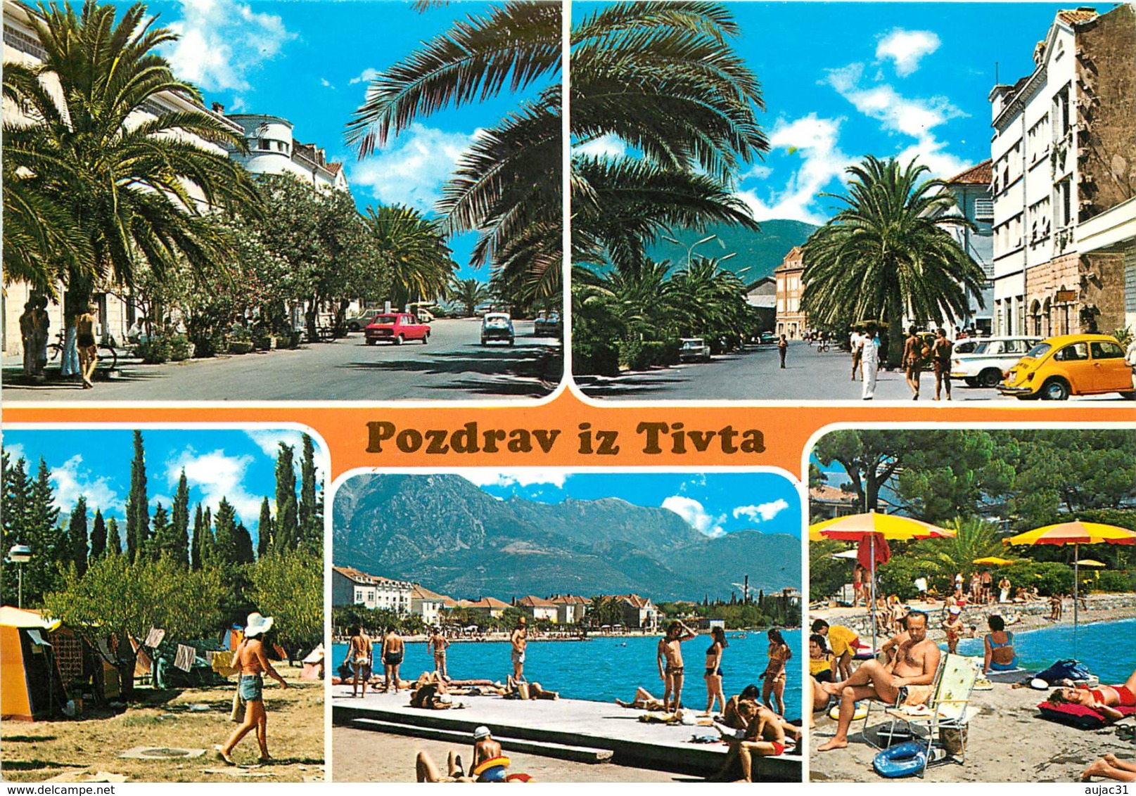 Montenegro - Tivat - Pozdrav Iz Tivta - Multivues - Multiview - Semi Moderne Grand Format - Bon état - Montenegro