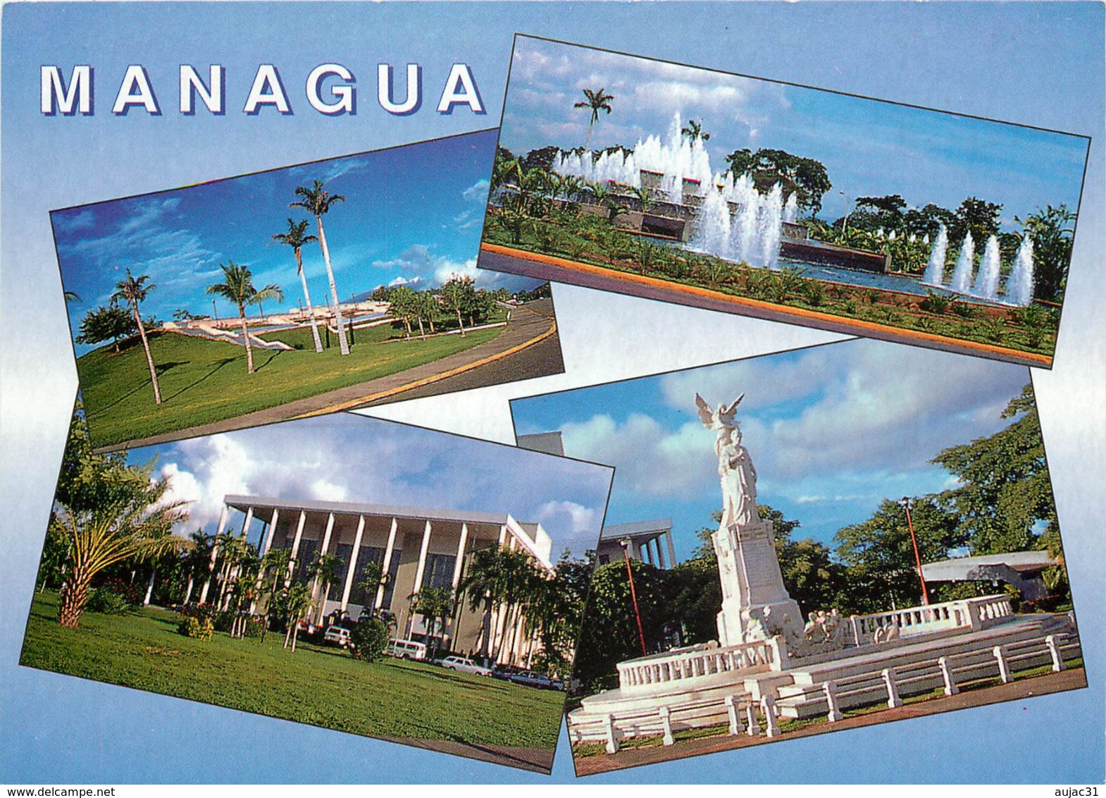 Nicaragua - Managua - Multivues - Multiview - Moderne Grand Format - Bon état - Nicaragua