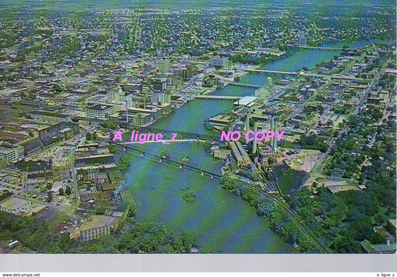 REF 421 : CPSM Etats Unis ROCKFORD Aerial View - Rockford