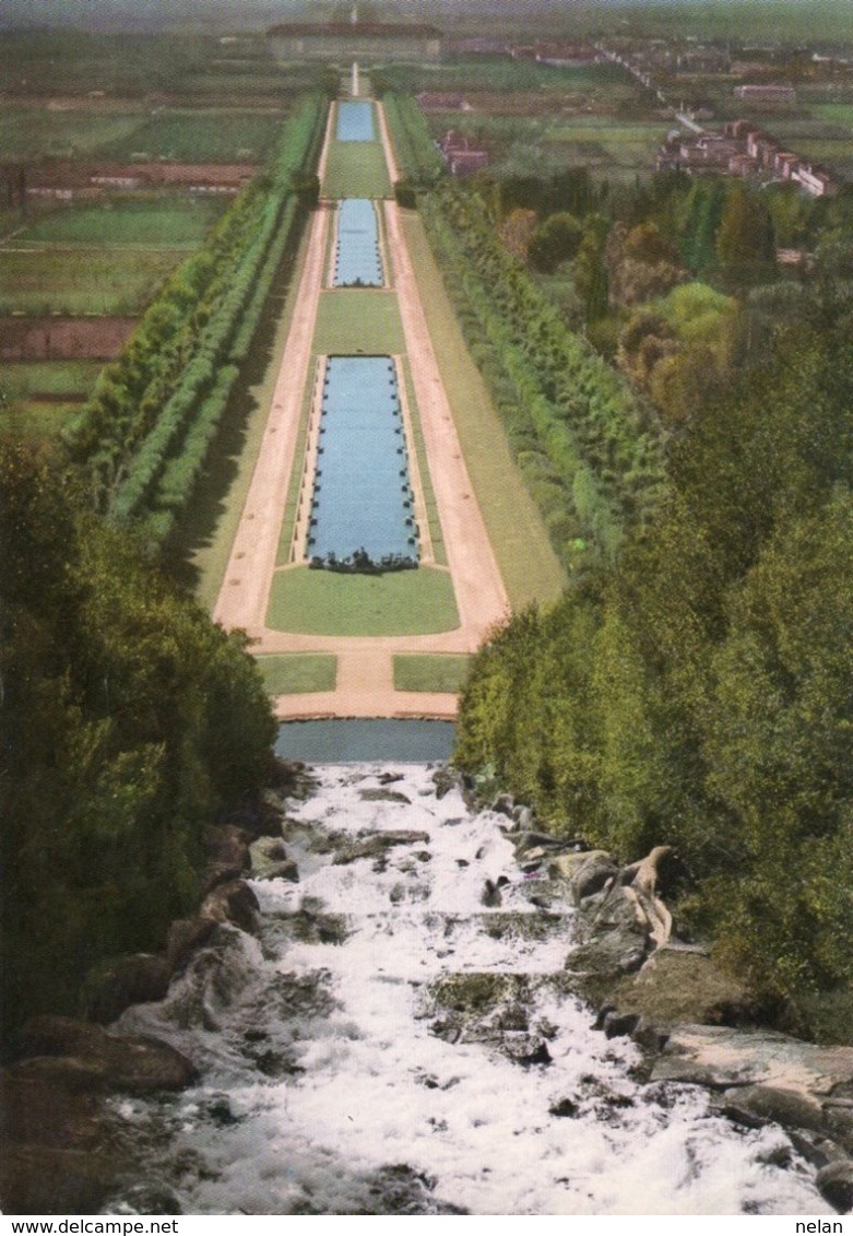 CASERTA-PARCO REALE-PANORAMA DALLA CASCATA-NON VIAGGIATA   F.G. - Caserta