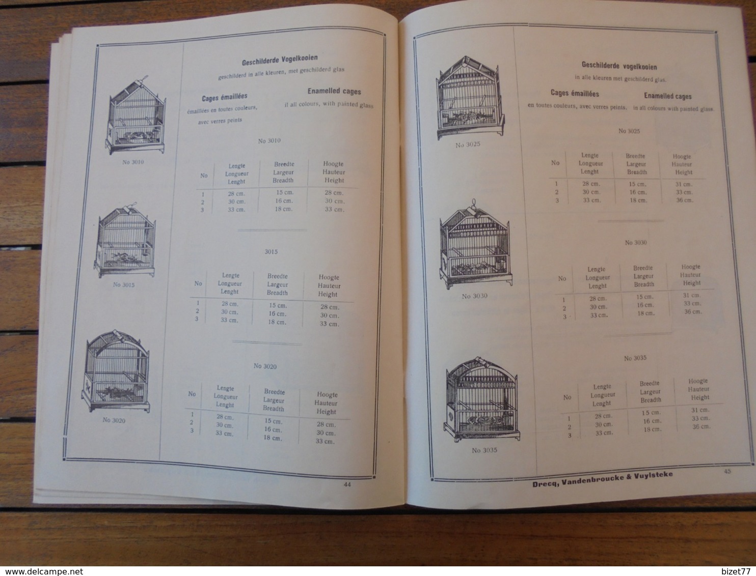 CATALOGUE, ARTICLES DE MENAGES EN FIL DE FER - DRECQ, VANDENBROUCKE ET VUYLSTEKE - 50 PAGES - VOIR SCAN