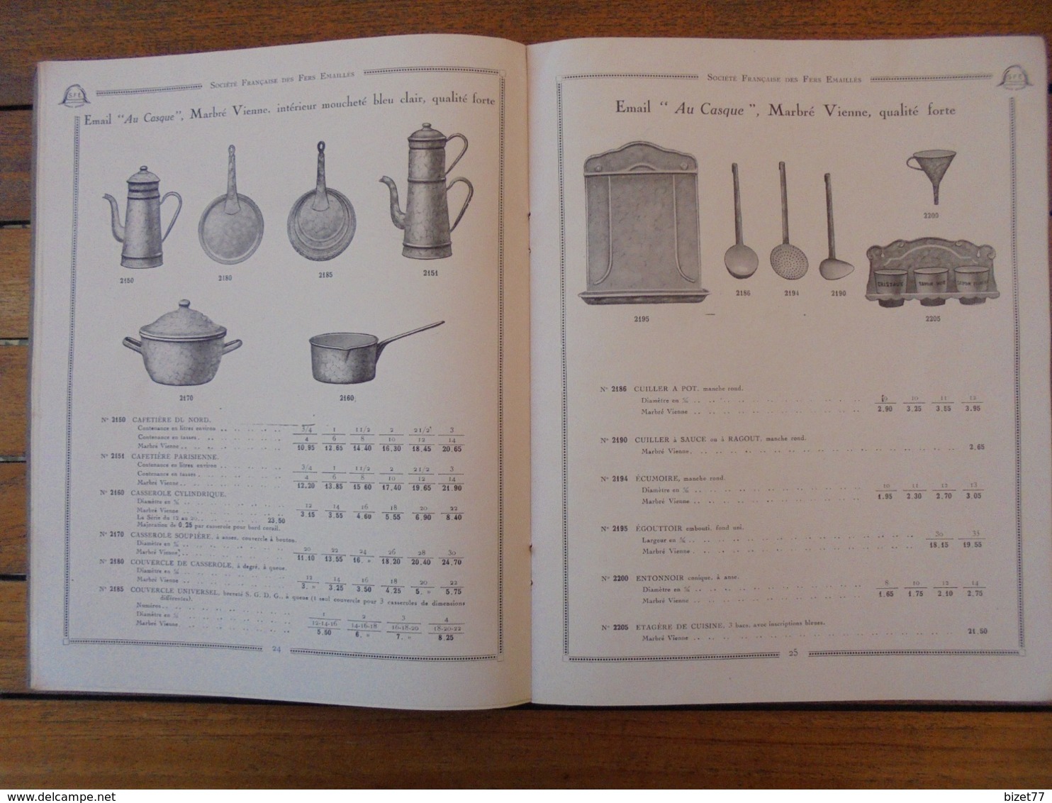 CATALOGUE, FERS EMAILLES - PARIS 13 Eme - 55 PAGES ILLUSTREES - VOIR SCAN - Pubblicitari