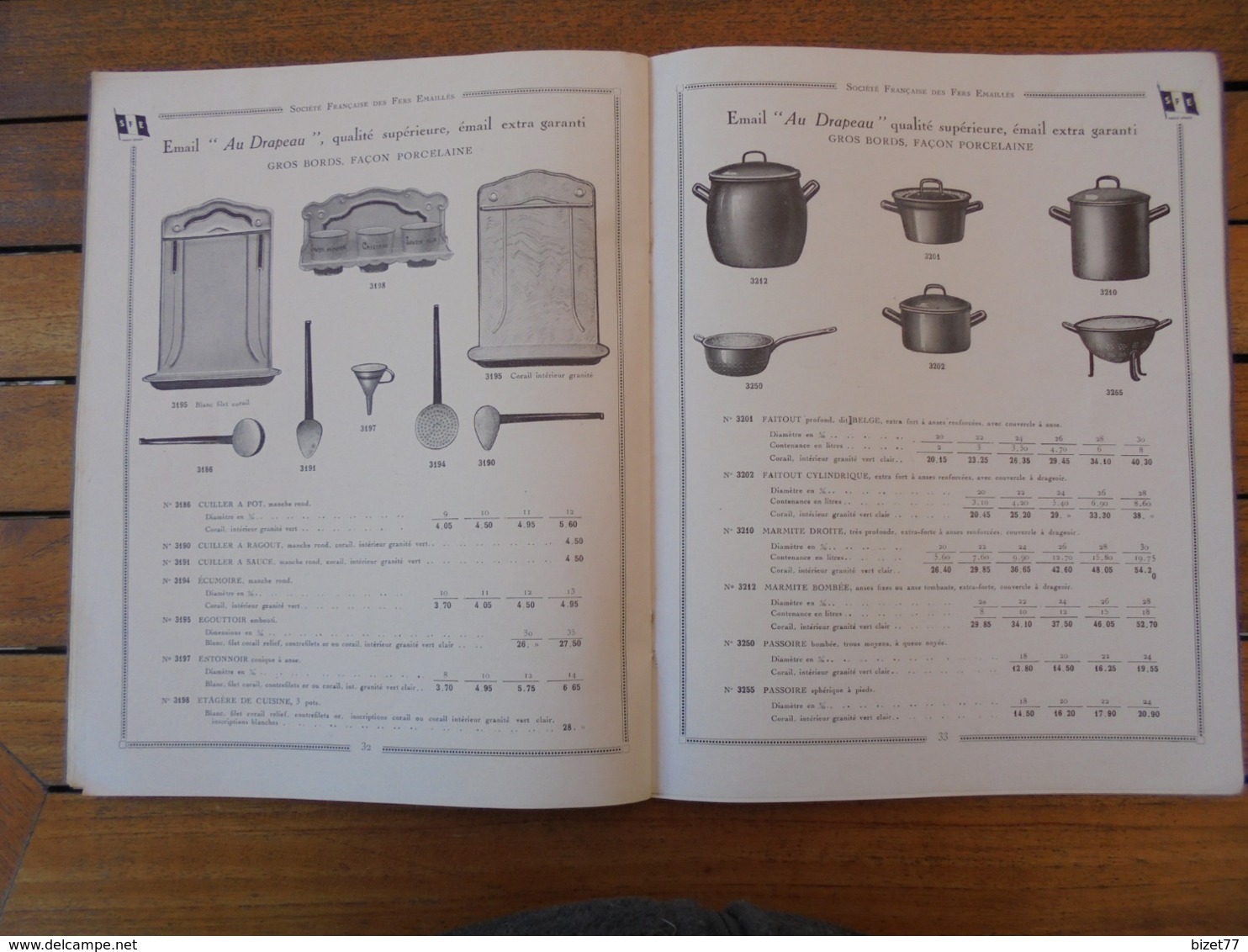 CATALOGUE, FERS EMAILLES - PARIS 13 eme - 55 PAGES ILLUSTREES - VOIR SCAN