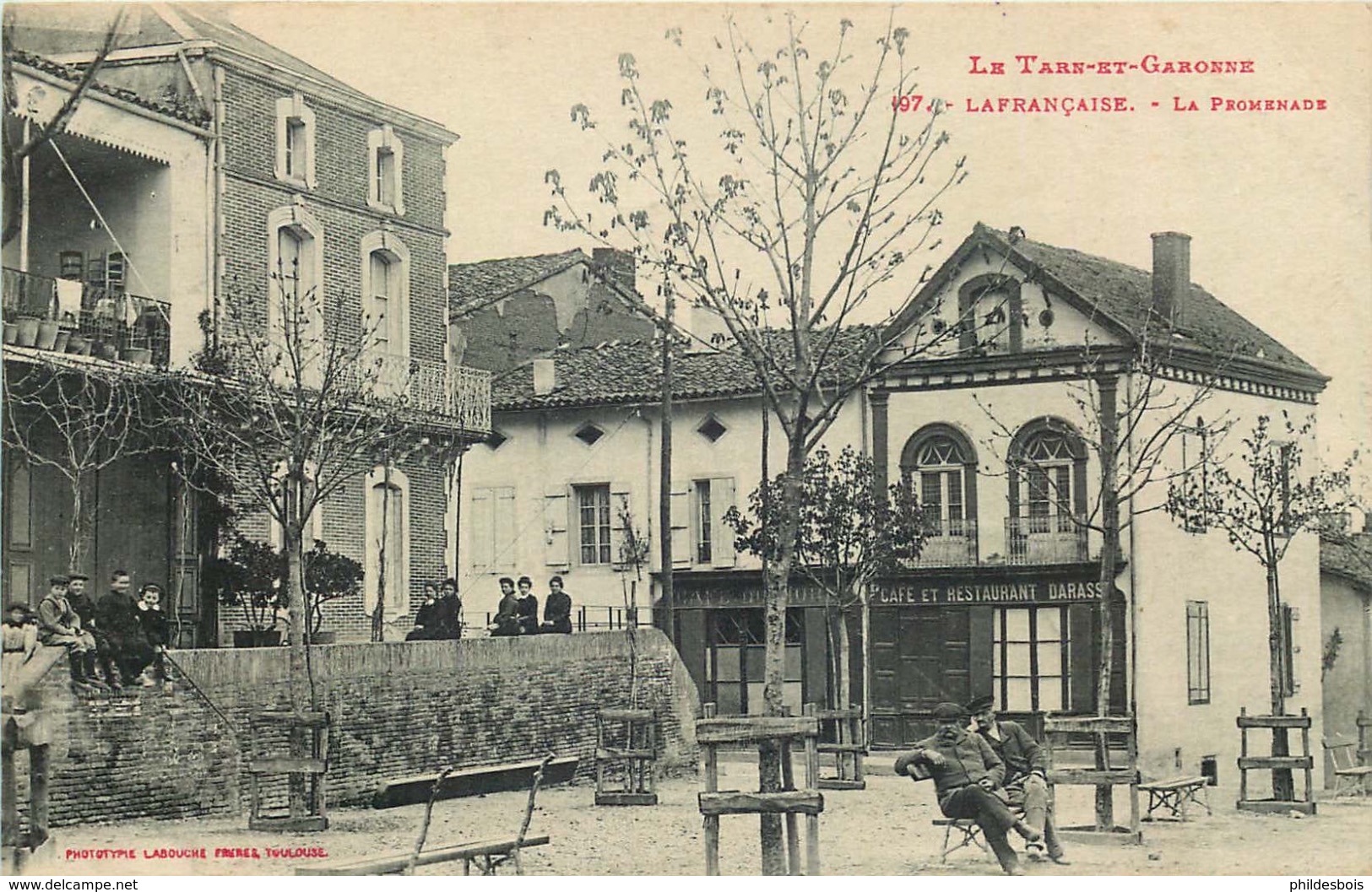 TARN ET GARONNE   LAFRANCAISE  La Promenade - Lafrancaise