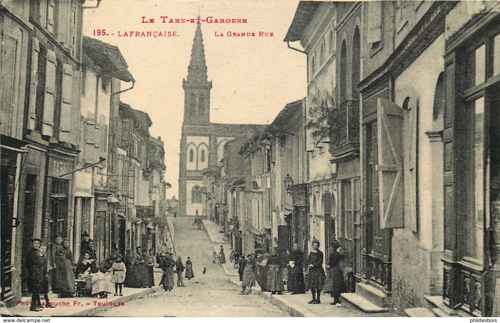 TARN ET GARONNE   LAFRANCAISE   La Grande Rue - Lafrancaise