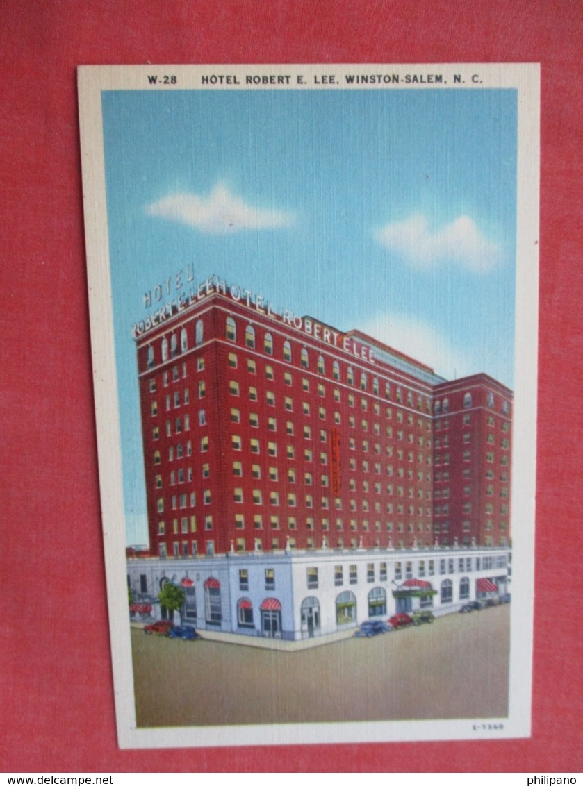 Hotel Robert E Lee Winston Salem   North Carolina   Ref 3611 - Winston Salem