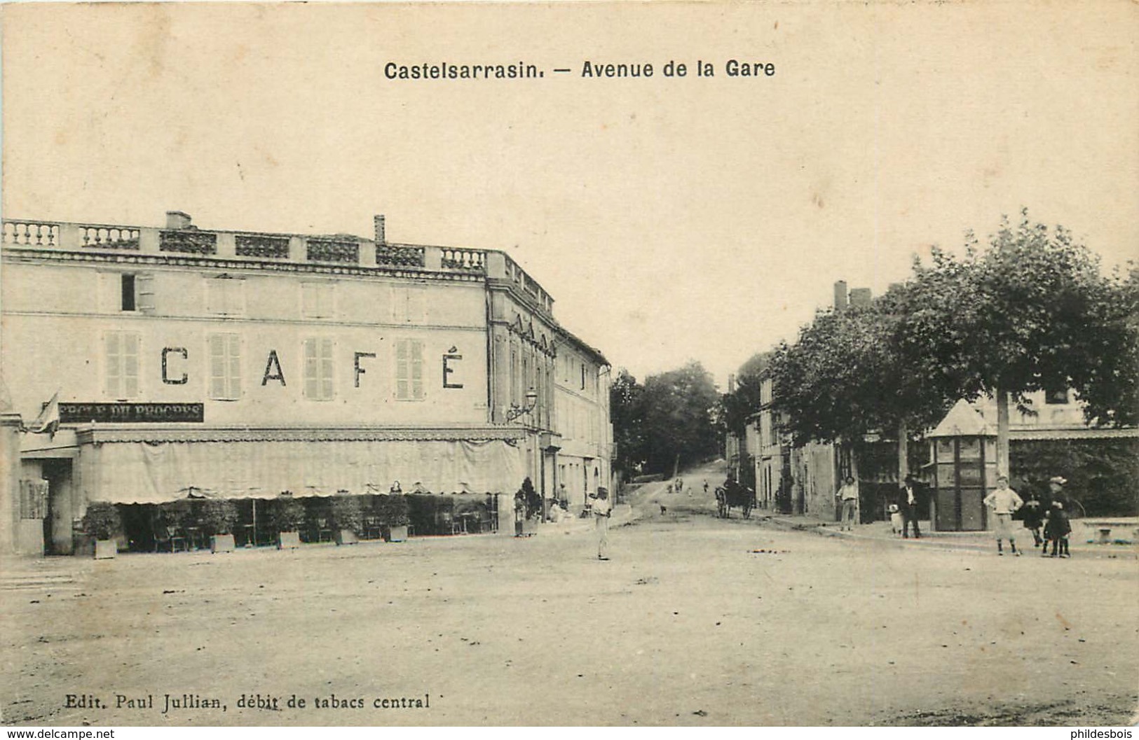 TARN ET GARONNE  CASTELSARRASIN   Avenue De La Gare - Castelsarrasin