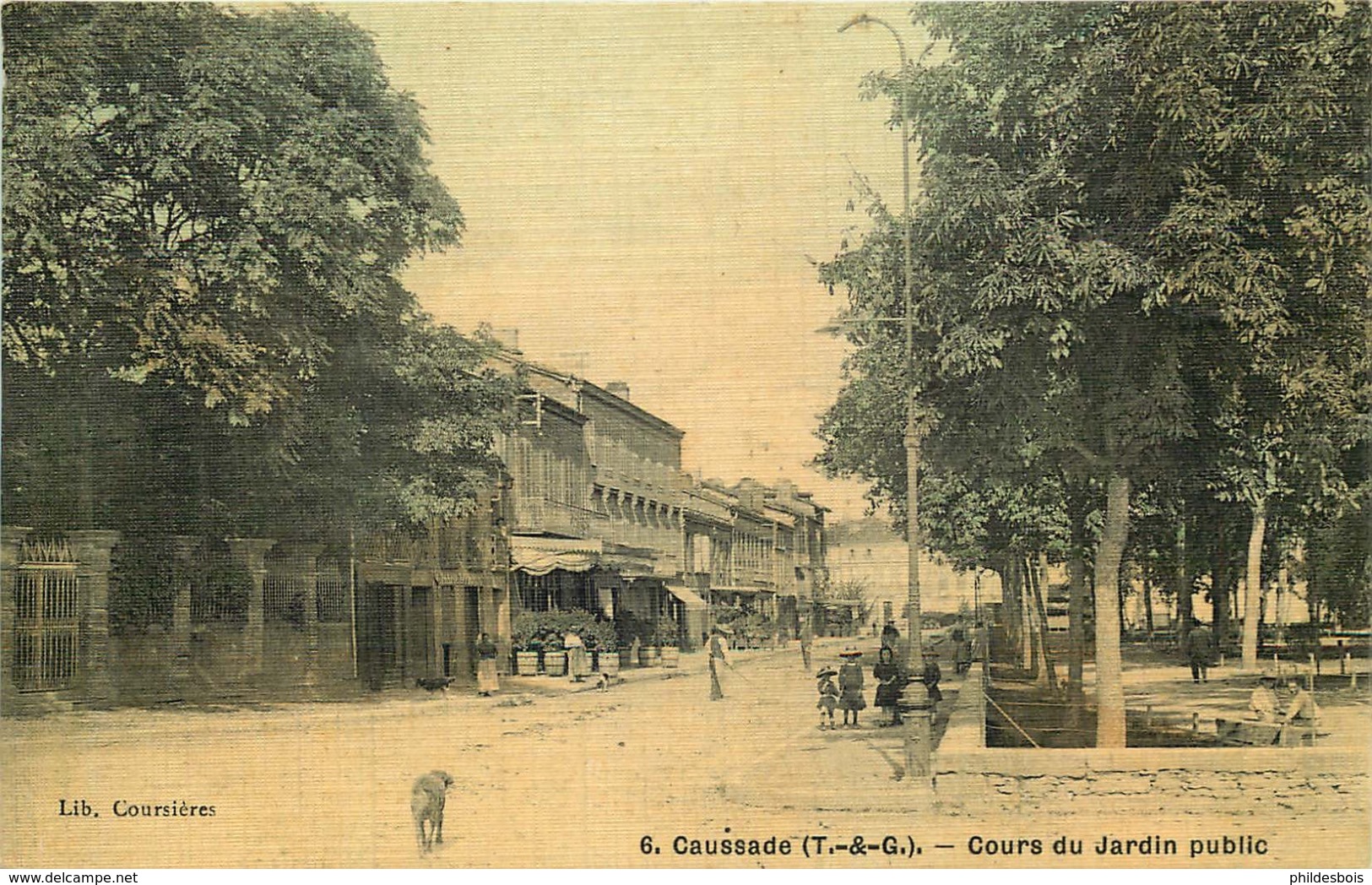 TARN ET GARONNE  CAUSSADE  Cours Du Jardin Public - Caussade