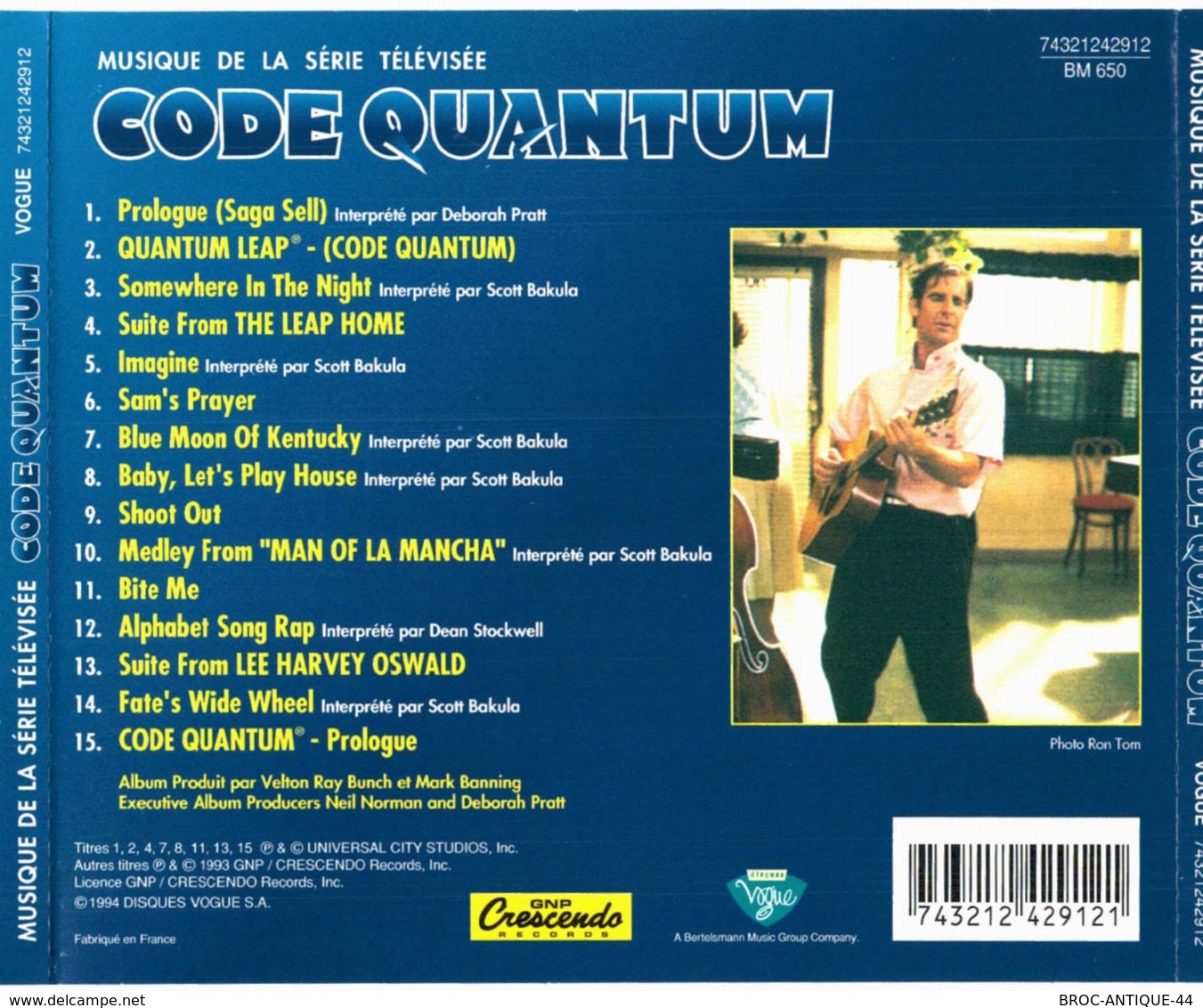 CD N°636 - CODE QUANTUM - COMPILATION - Filmmusik