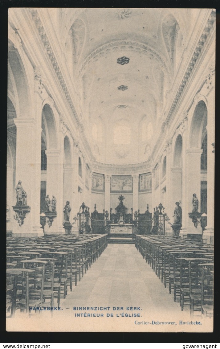 HARELBEKE   BINNENZICHT DER KERK - Harelbeke