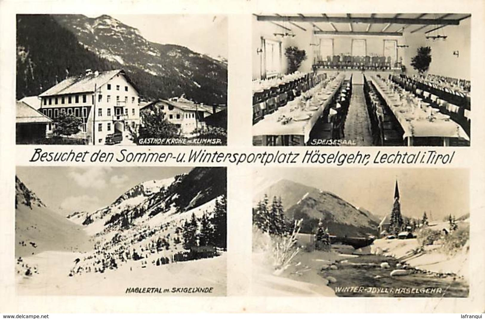 Pays Div-ref U749 - Autriche - Austria - Besuchet Den Sommer U Wintersportplatz Haselgehr - Lechtal - Tirol - - Lechtal