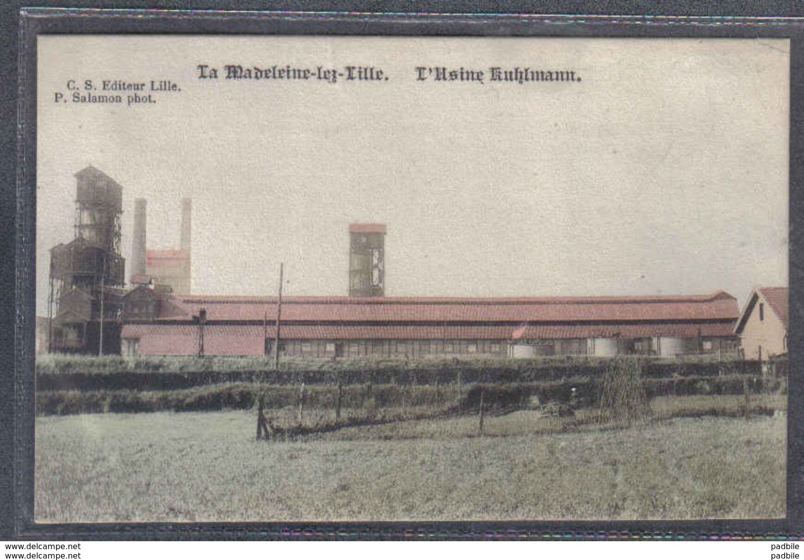 Carte Postale 59. La Madeleine-lez-Lille  L'Usine Kuhlmann Trés Beau Plan - Andere & Zonder Classificatie