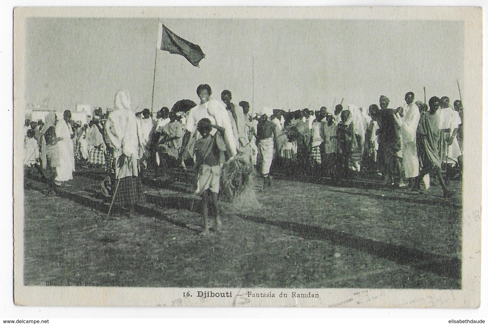 COTE DES SOMALIS - 1930 - CARTE (FANTASIA DU RAMDAN) De DJIBOUTI => VANNES - Cartas & Documentos
