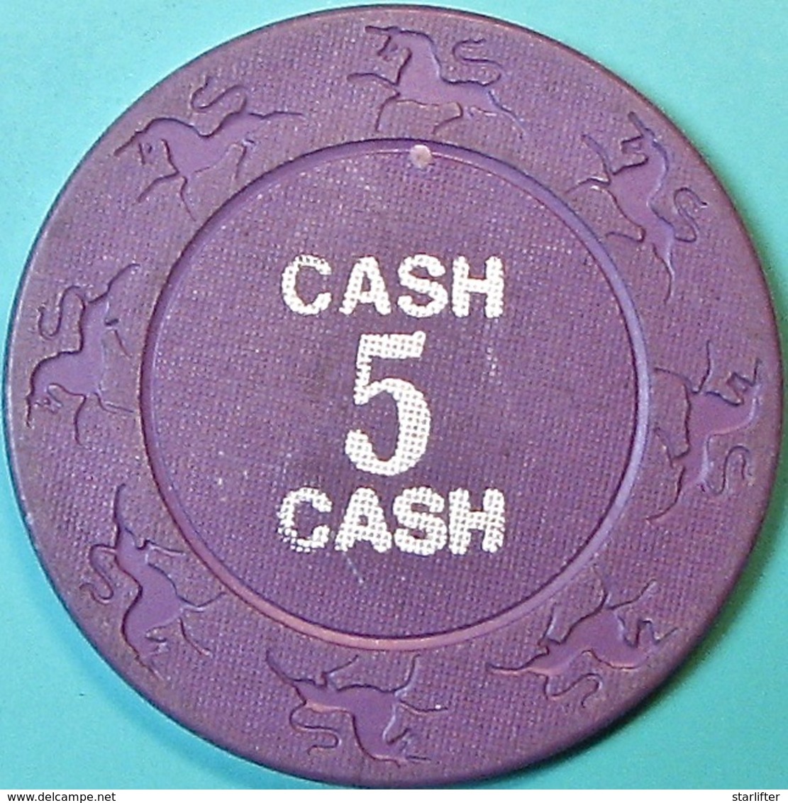 $5 Casino Chip. Grand Diamond, Poipet, Cambodia. Q04. - Casino