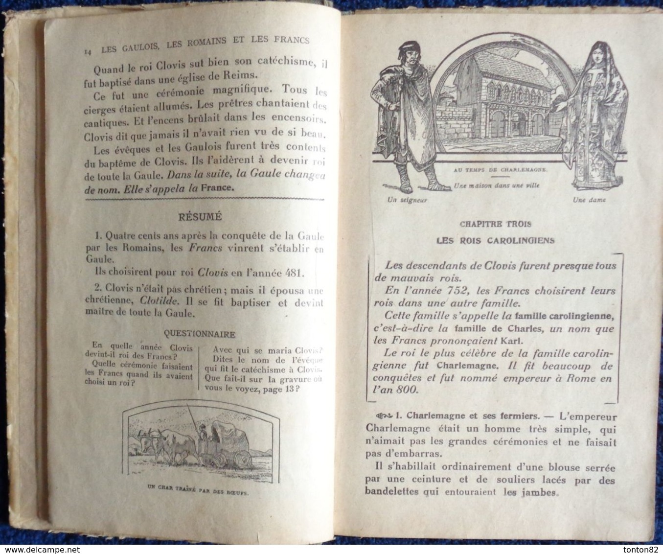 Ernest  Lavisse - Histoire De France - Cours Élémentaire - Librairie Armand Colin - ( 1934 ) . - 6-12 Ans