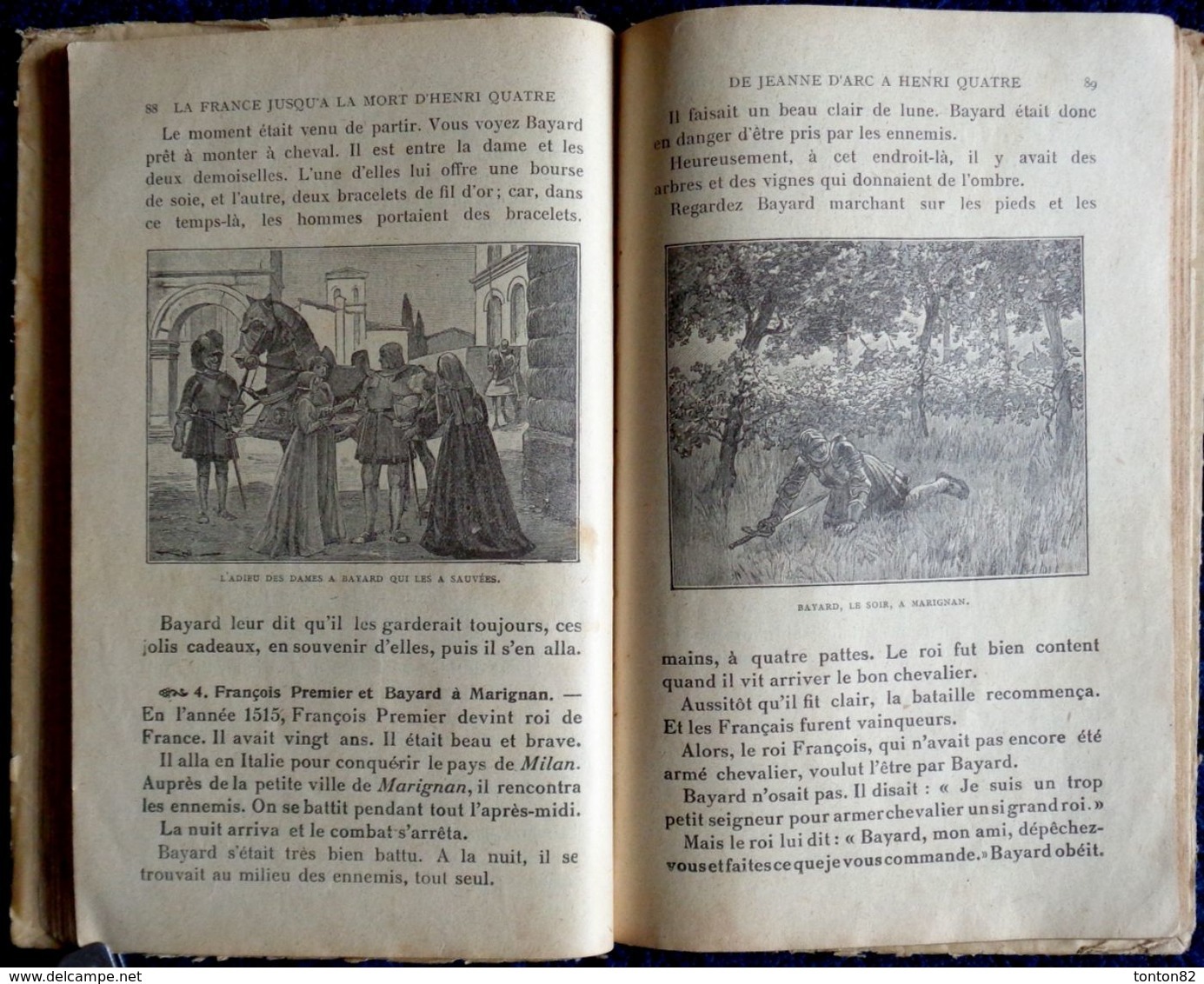 Ernest  Lavisse - Histoire de France - Cours Élémentaire - Librairie Armand Colin - ( 1934 ) .