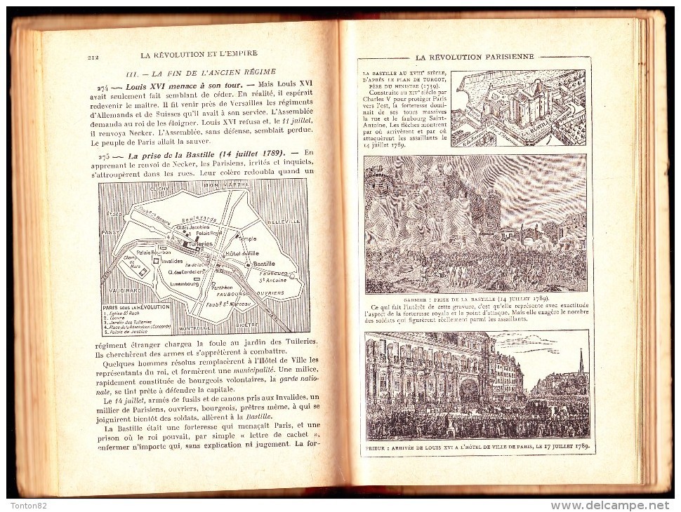 Ernest  Lavisse - Histoire de France - Certificat d'Études - Librairie Armand Colin - ( 1939 ) .