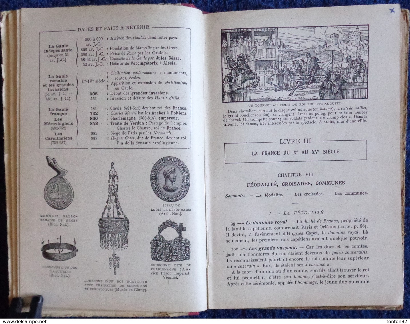 E. Lavisse / Pierre Connard - Histoire de France - Certificat d'Études - Librairie Armand Colin - ( 1942 ) .