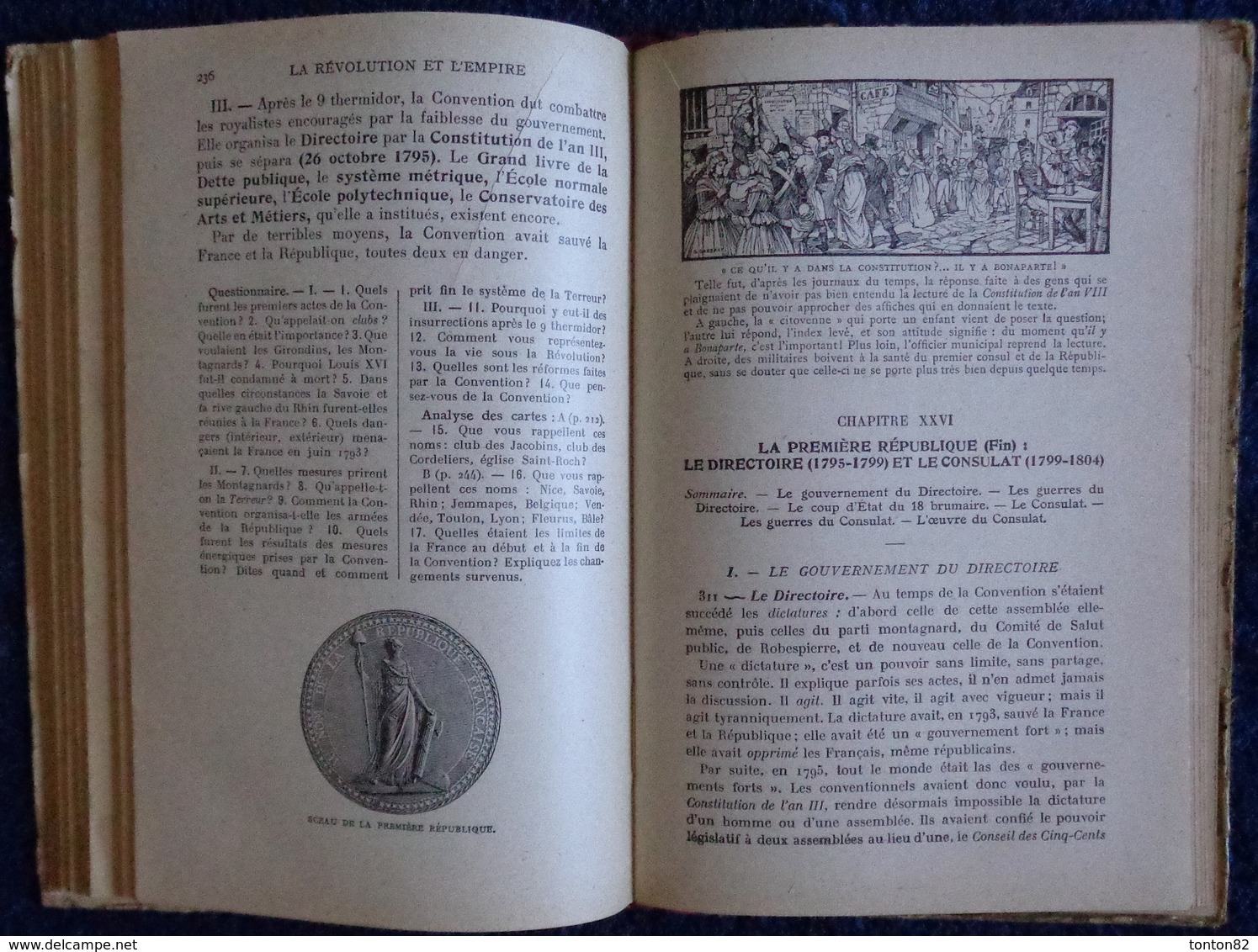 E. Lavisse / Pierre Connard - Histoire de France - Certificat d'Études - Librairie Armand Colin - ( 1942 ) .