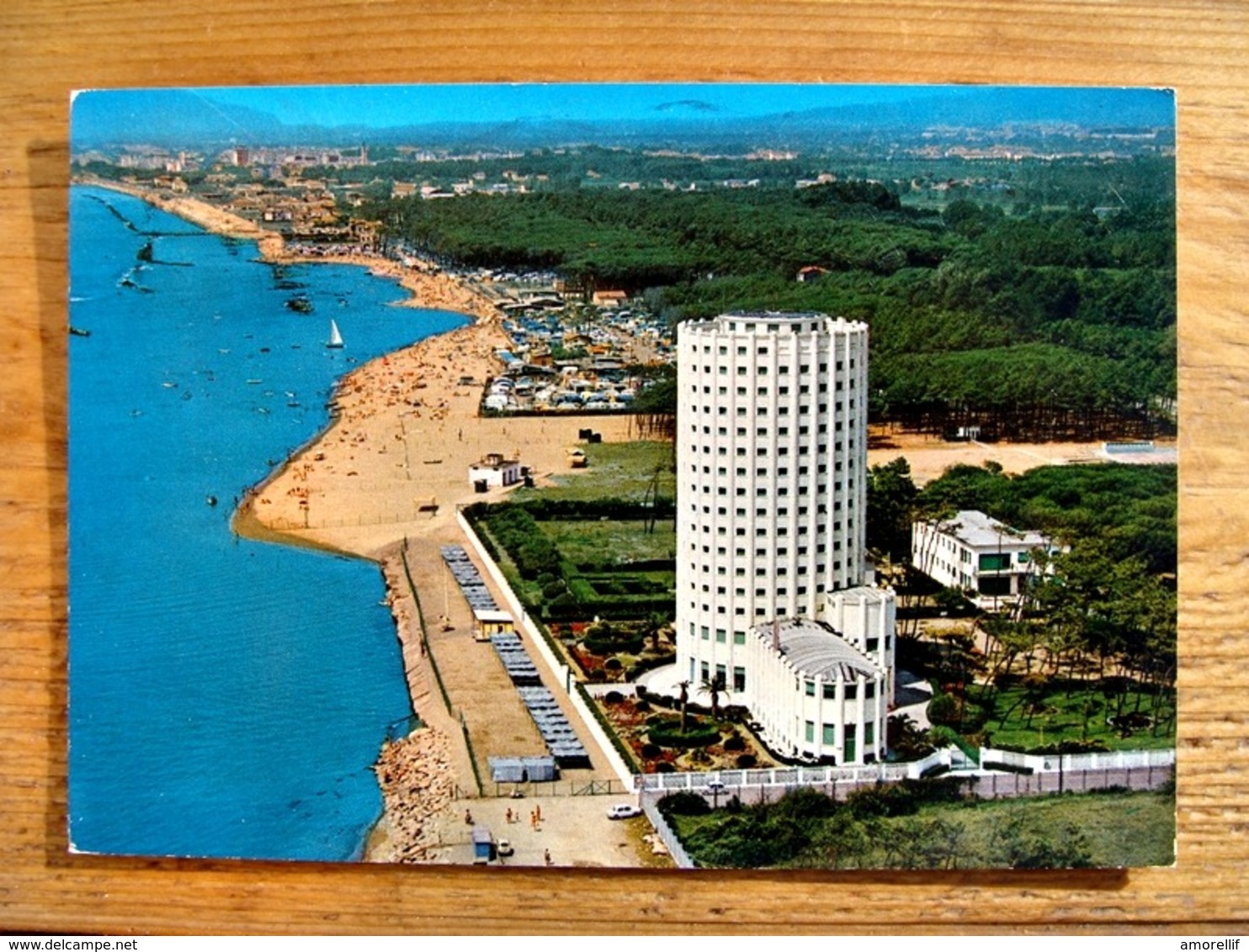 (FG.Y56) MARINA DI CARRARA Dall'aereo - PANORAMA (viaggiata 1975) - Carrara