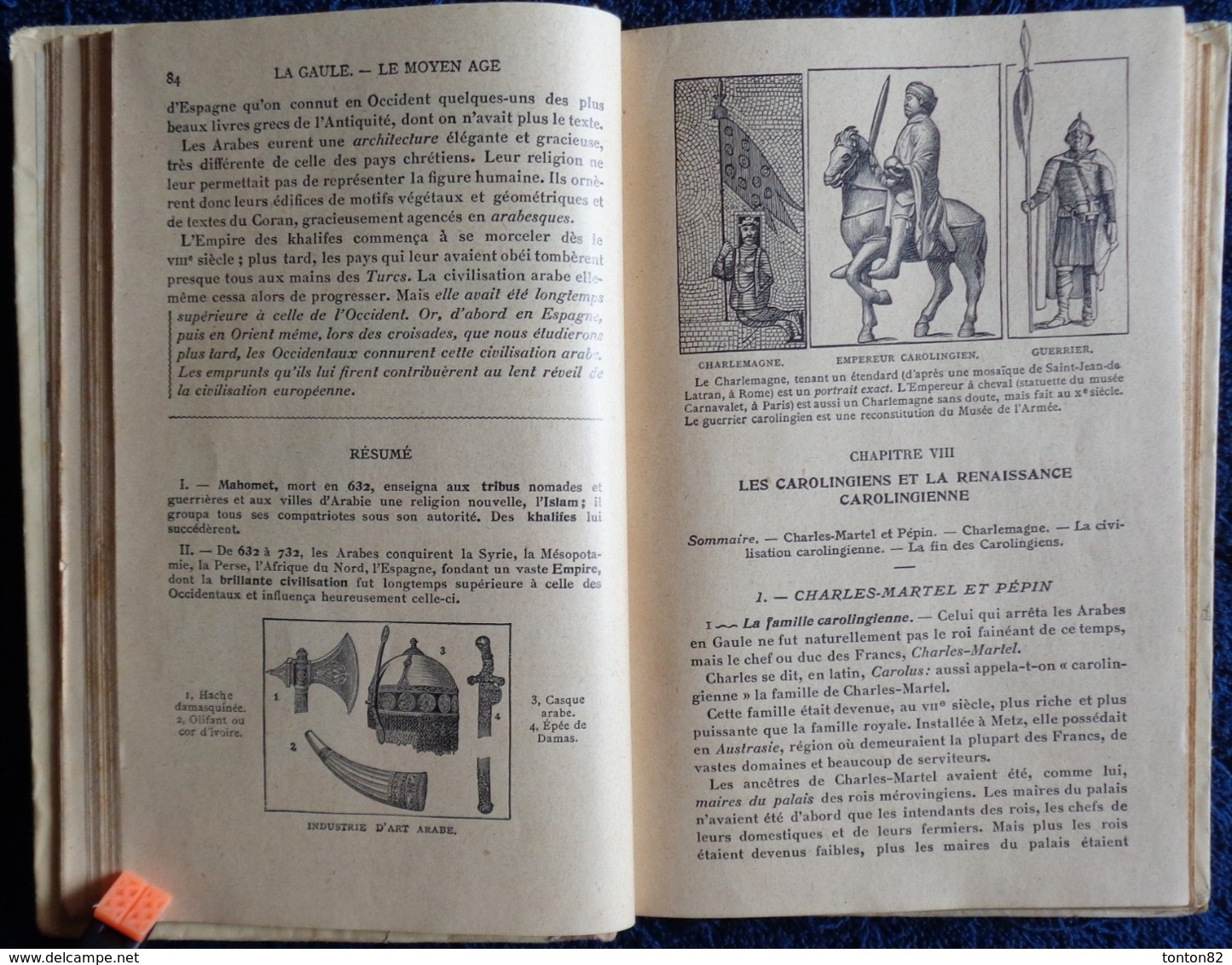 Ernest  Lavisse - Histoire de France - Cours Supérieur - Librairie Armand Colin - ( 1933 ) .