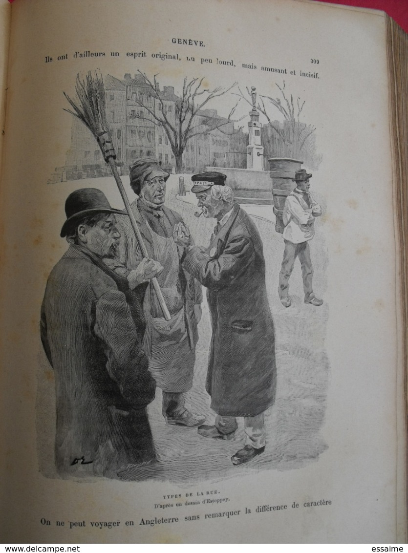 les capitales du monde. hachette 1900. calcutta paris tokio pékin christiania madrid constantinople...