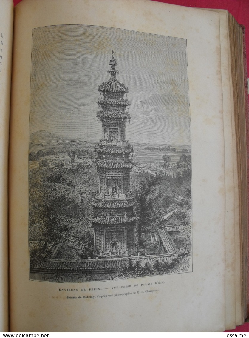 les capitales du monde. hachette 1900. calcutta paris tokio pékin christiania madrid constantinople...