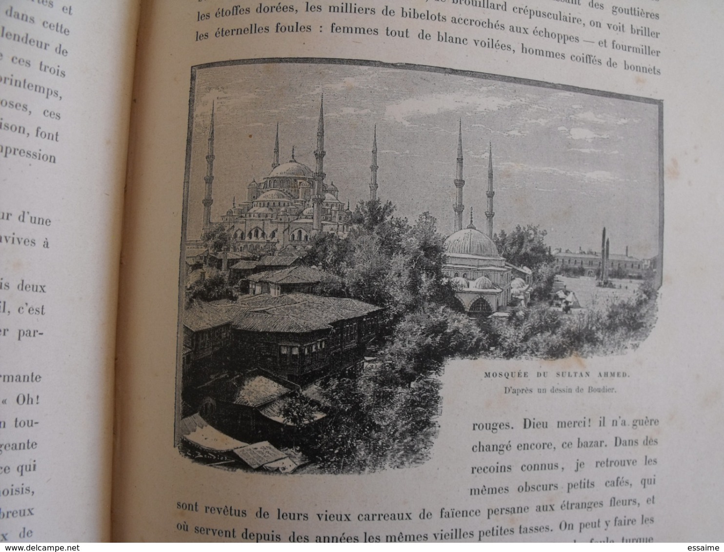 les capitales du monde. hachette 1900. calcutta paris tokio pékin christiania madrid constantinople...