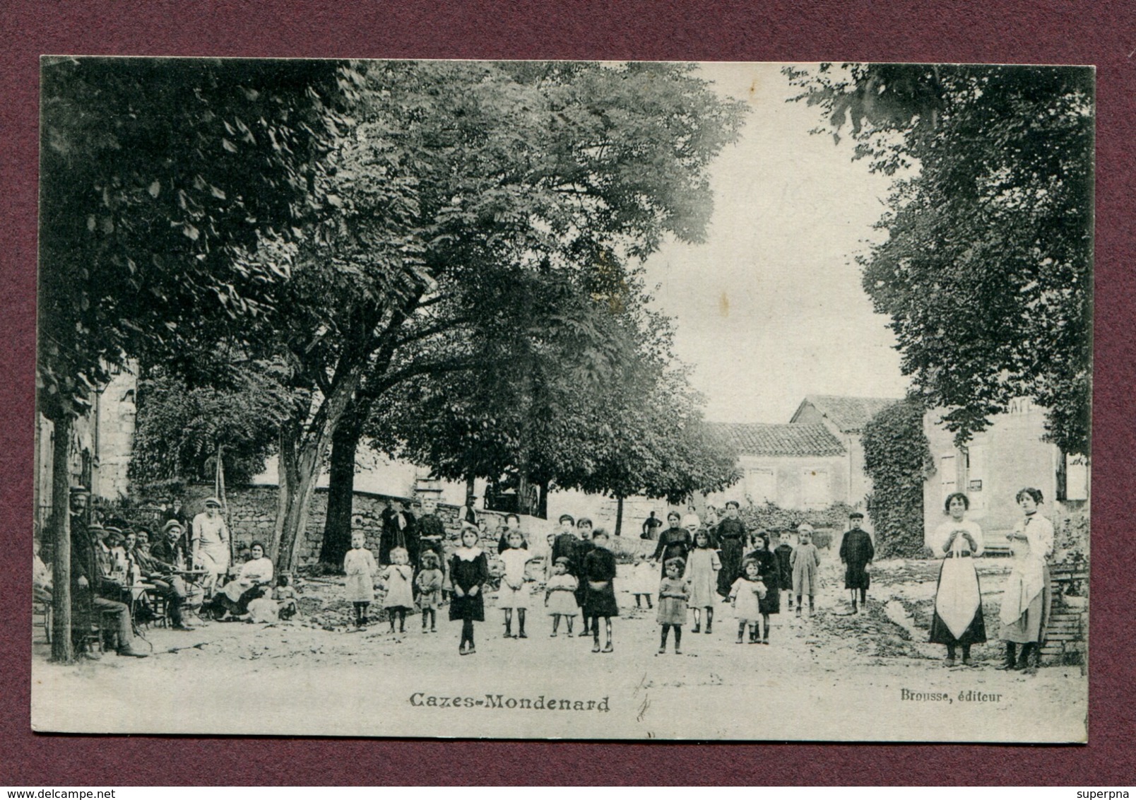 CAZES-MONDENARD  (82) : Carte Animée - Other & Unclassified