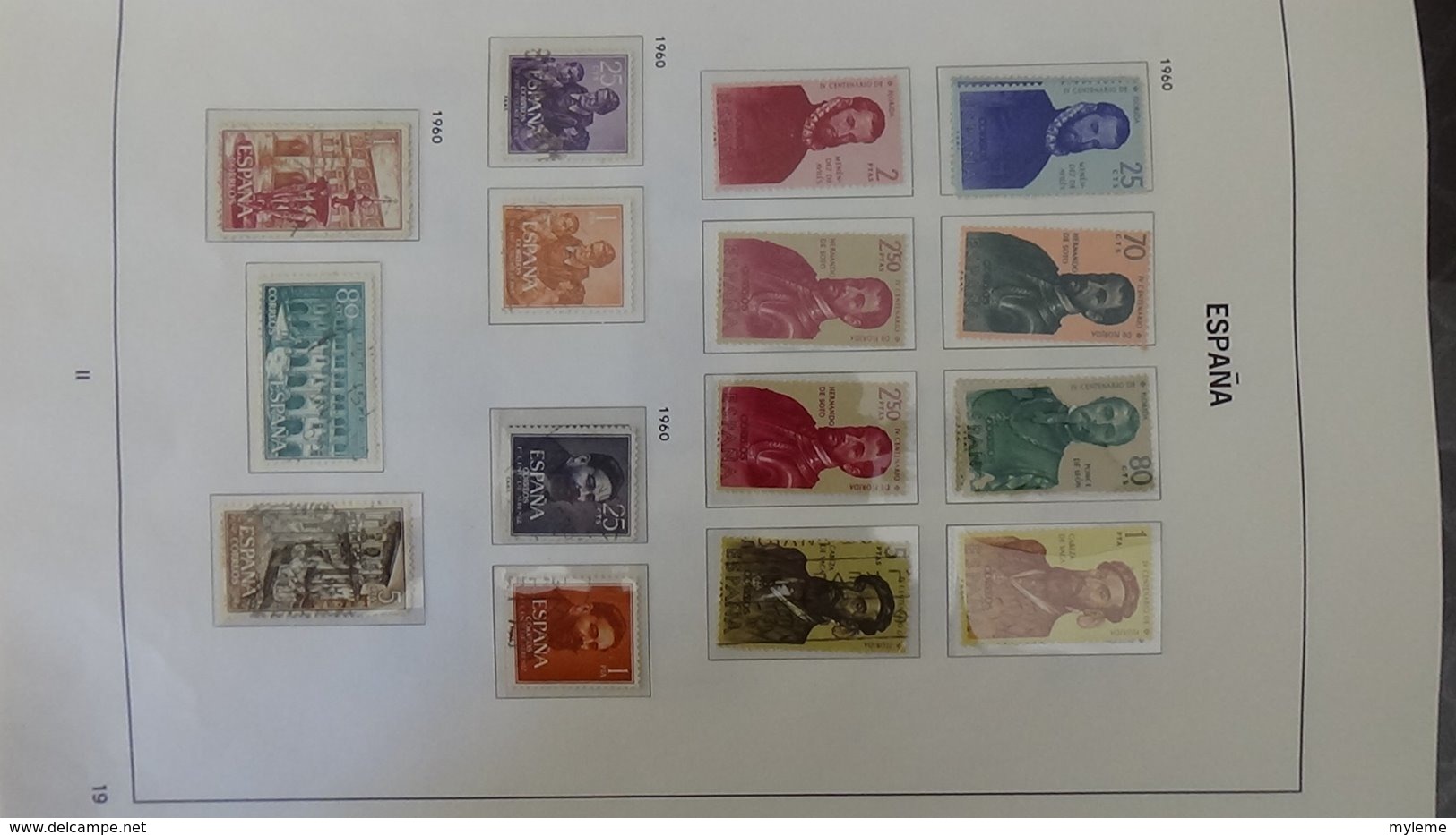 Collection ESPAGNE en DAVO de 1945 à 1969. A saisir !!!