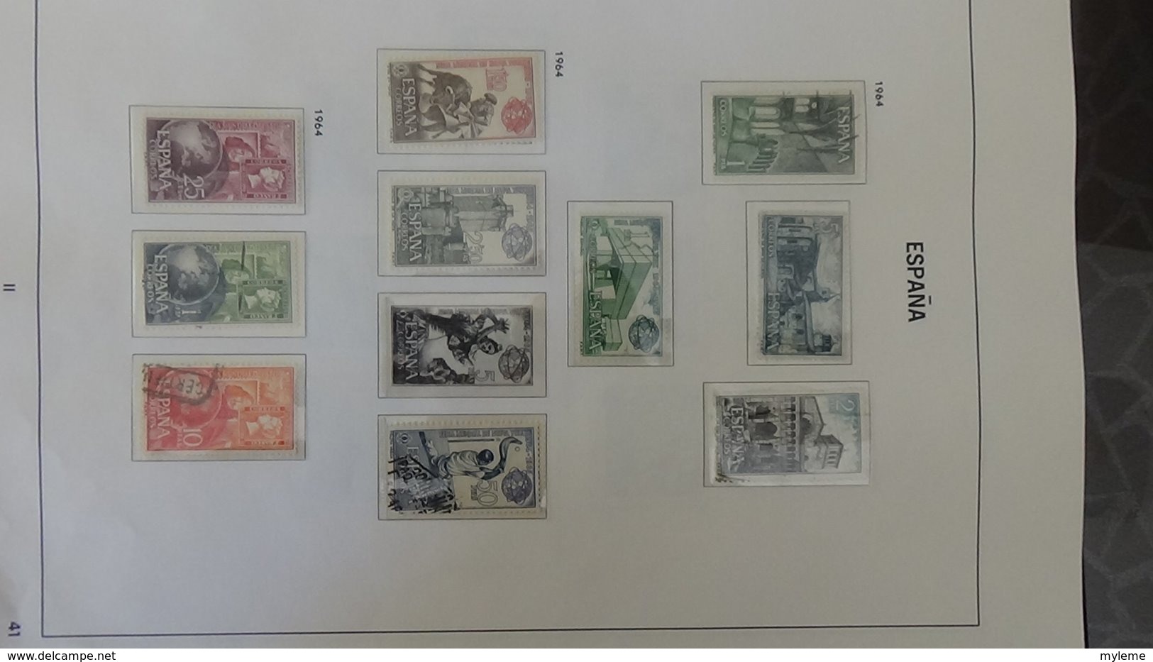 Collection ESPAGNE en DAVO de 1945 à 1969. A saisir !!!