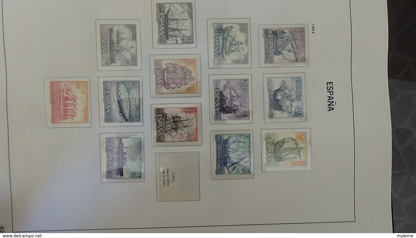 Collection ESPAGNE en DAVO de 1945 à 1969. A saisir !!!