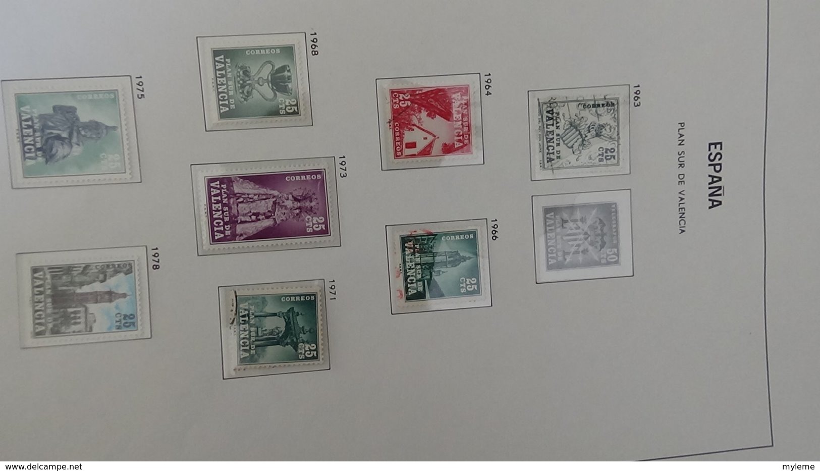 Collection ESPAGNE en DAVO de 1945 à 1969. A saisir !!!