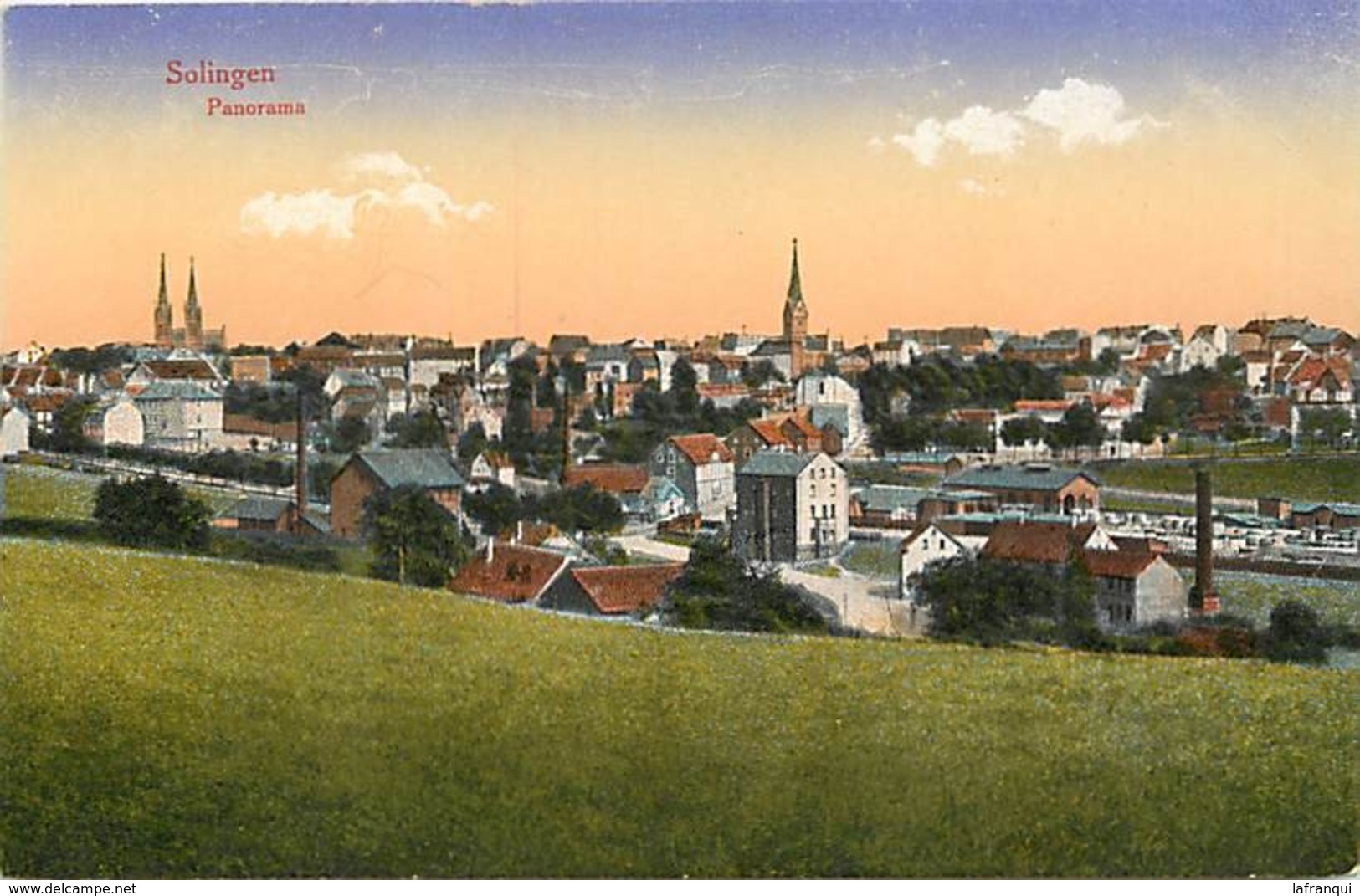 Pays Div-ref U703- Allemagne - Solingen - Panorama  - - Autres & Non Classés