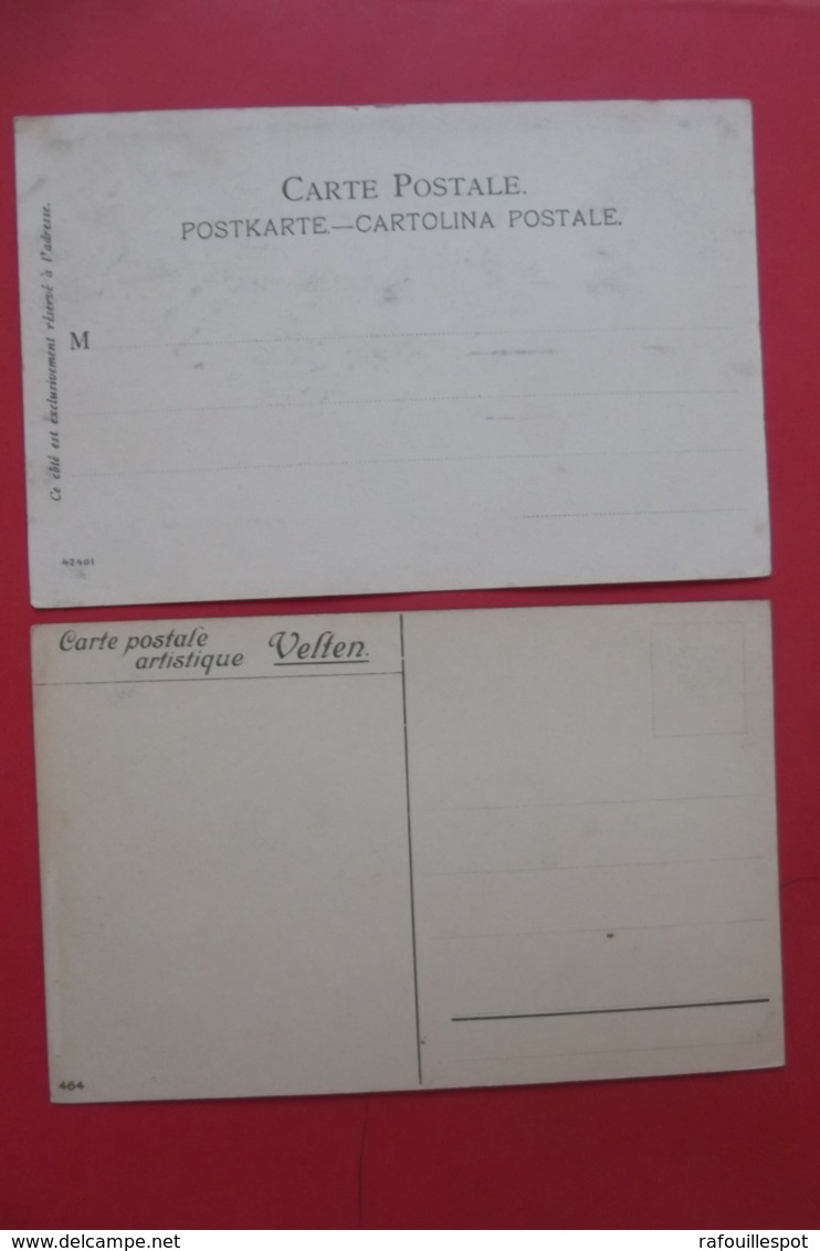 Cp Monaco  Port Lot 2 Cartes Signé Wielandt - Porto