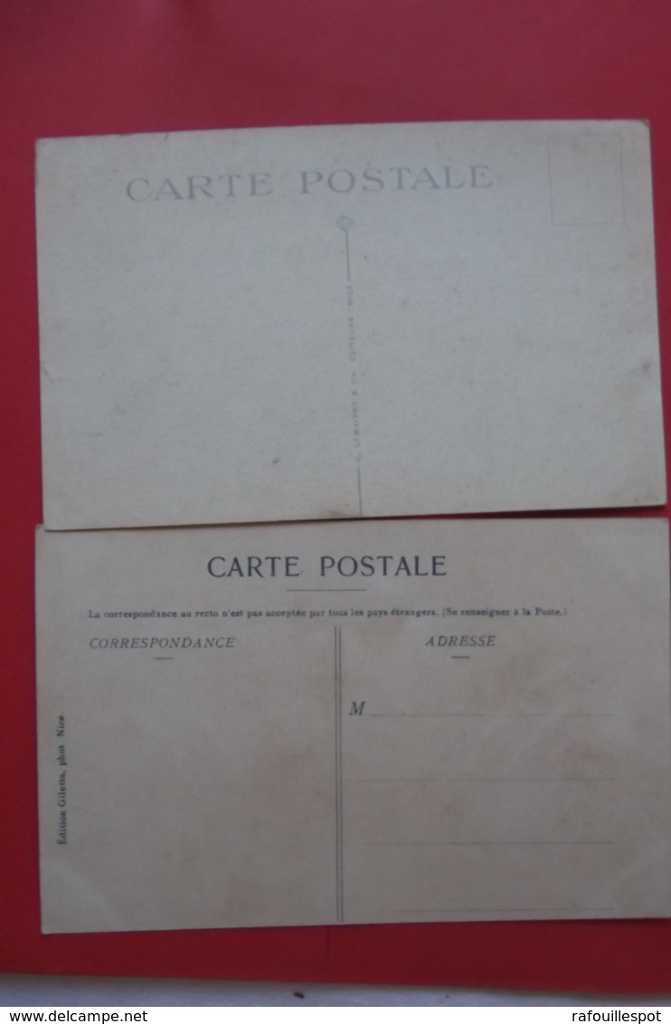 Cp Monte Carlo Port Lot 2 Cartes  Couleur - Port