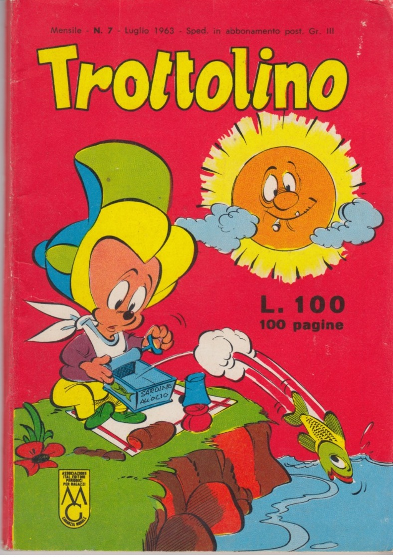 TROTTOLINO N°7 - LUGLIO 1963 - STATO DI CONSERVAZIONE: PIU' CHE OTTIMO - Altri & Non Classificati