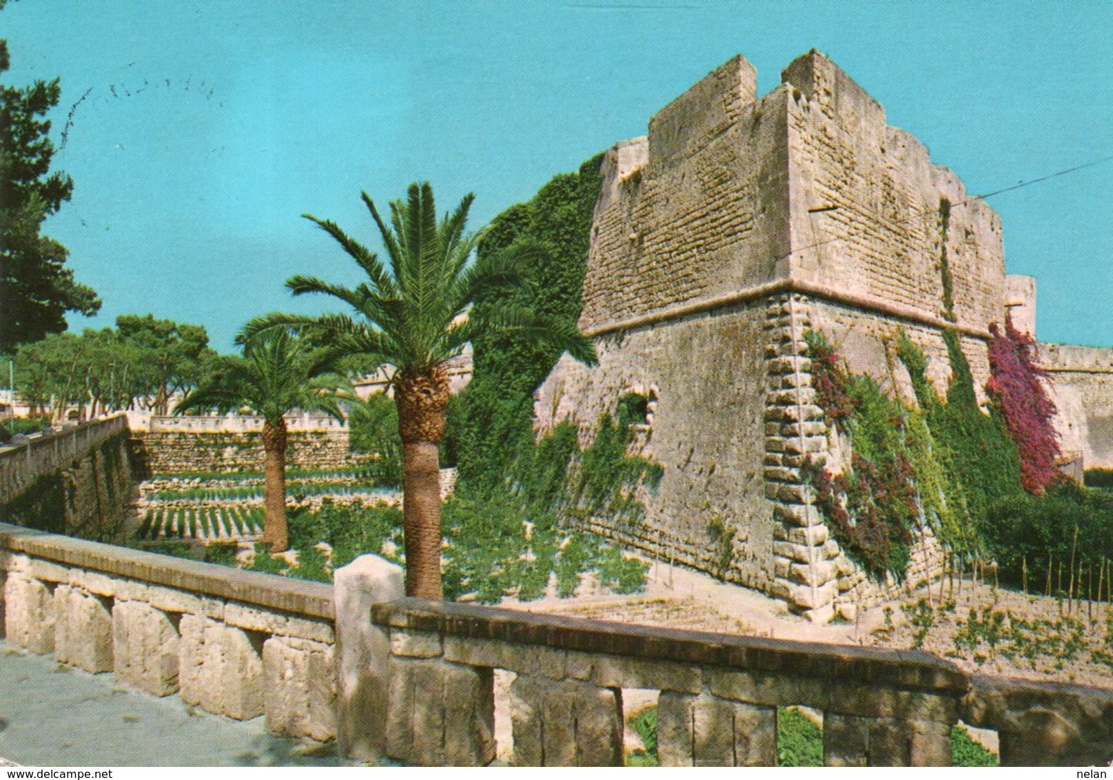 MANFREDONIA-IL CASTELLO ANGIOINO- VIAGGIATA  F.G. - Manfredonia