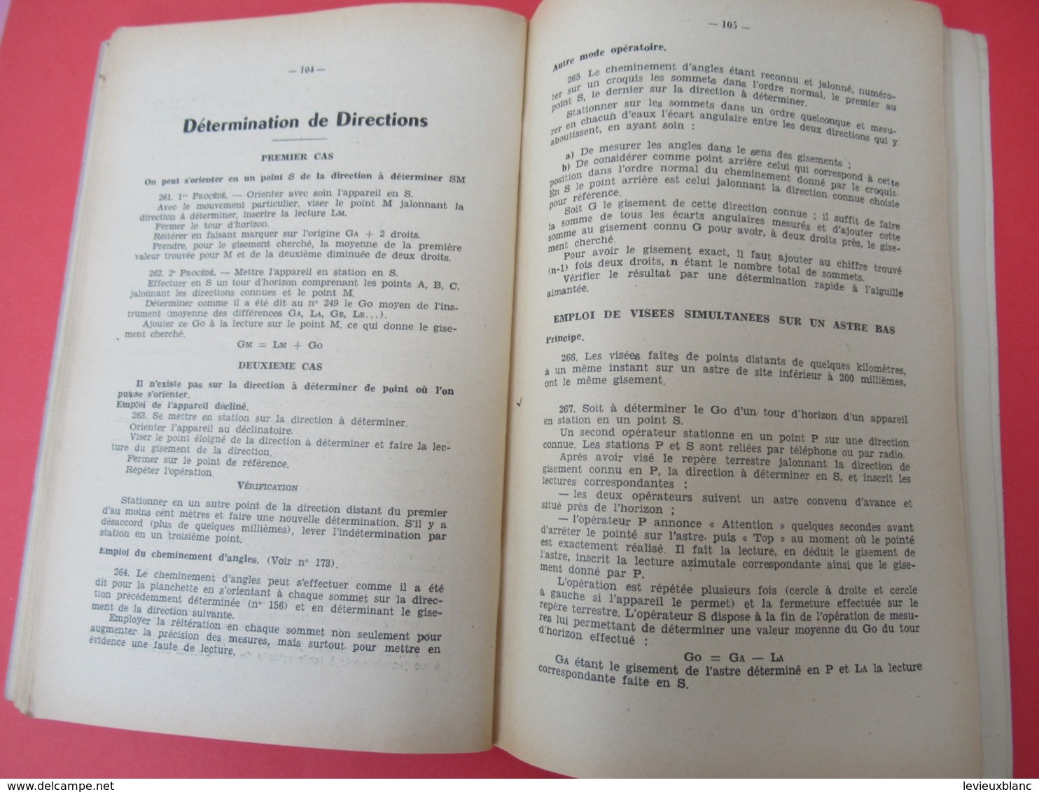 Livre/ Réglement De Topographie/ E.S.A.A./Ecole De Spécialisation De L'Artillerie Anti-Aerienne/1956              LIV177 - Frans