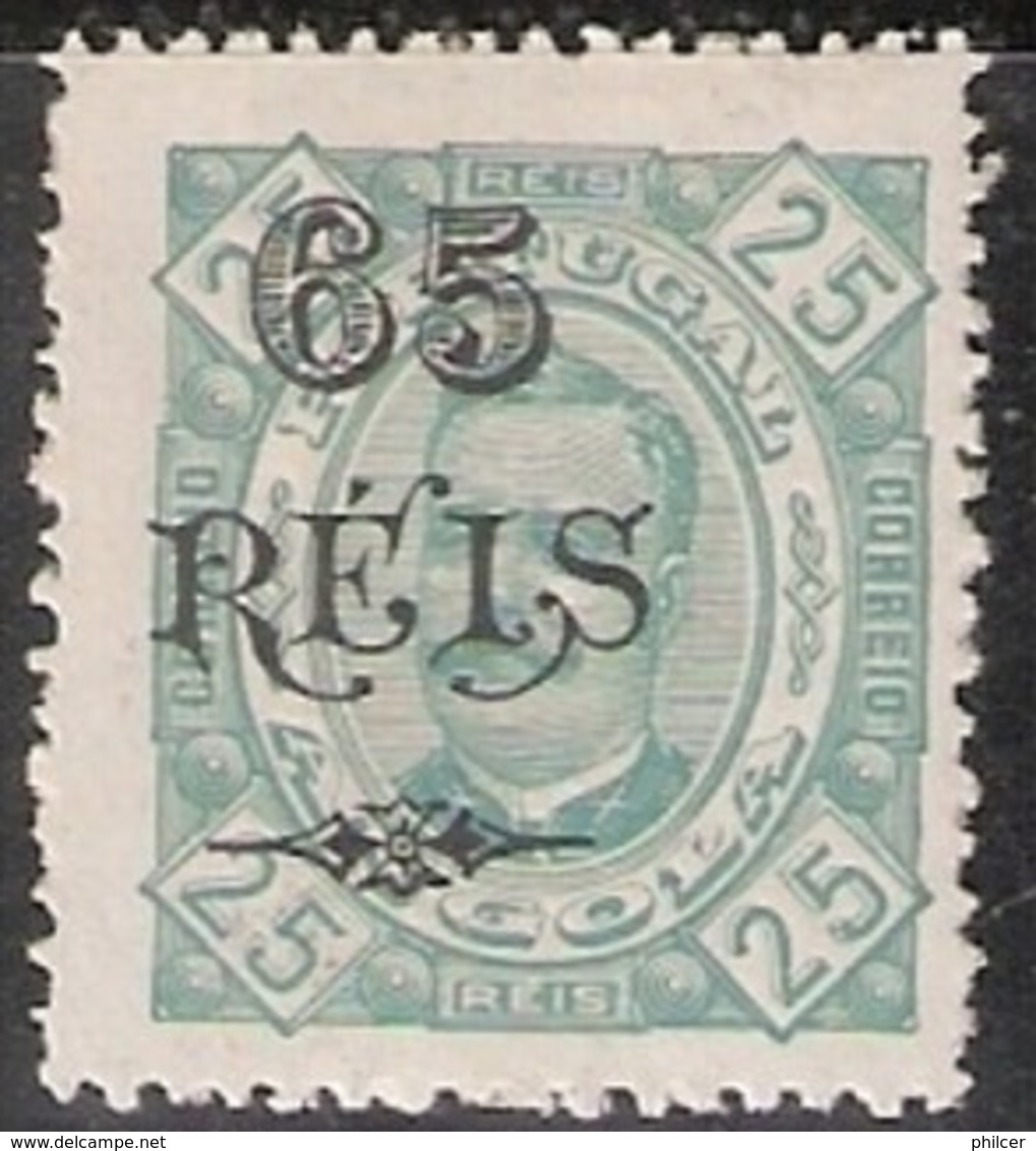 Angola, 1902, # 65 Dent. 13 1/2, MH - Angola