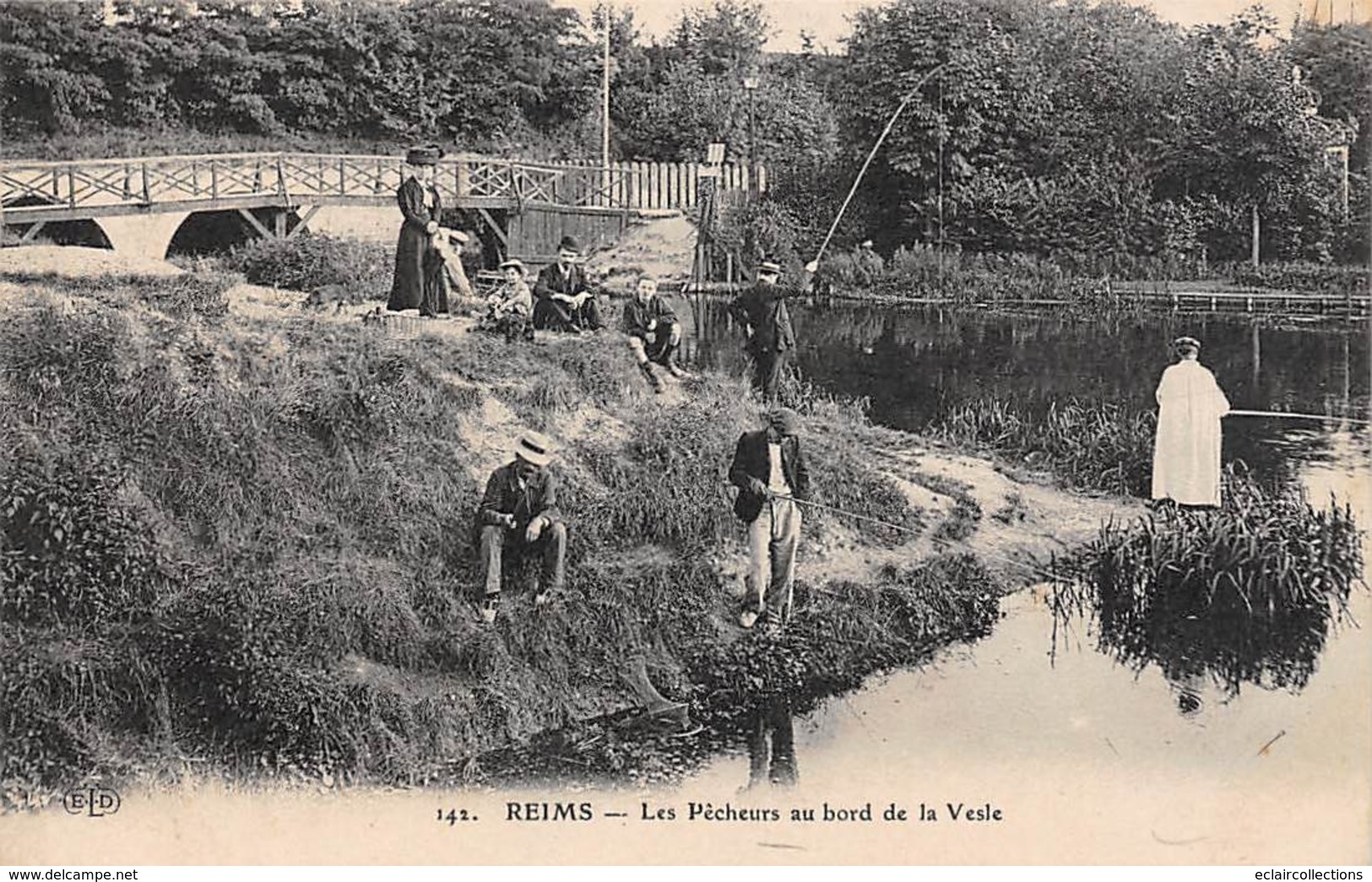 Thème.  Métier.   Pêche A La Ligne :       51    Reims        (Voir Scan) - Visvangst