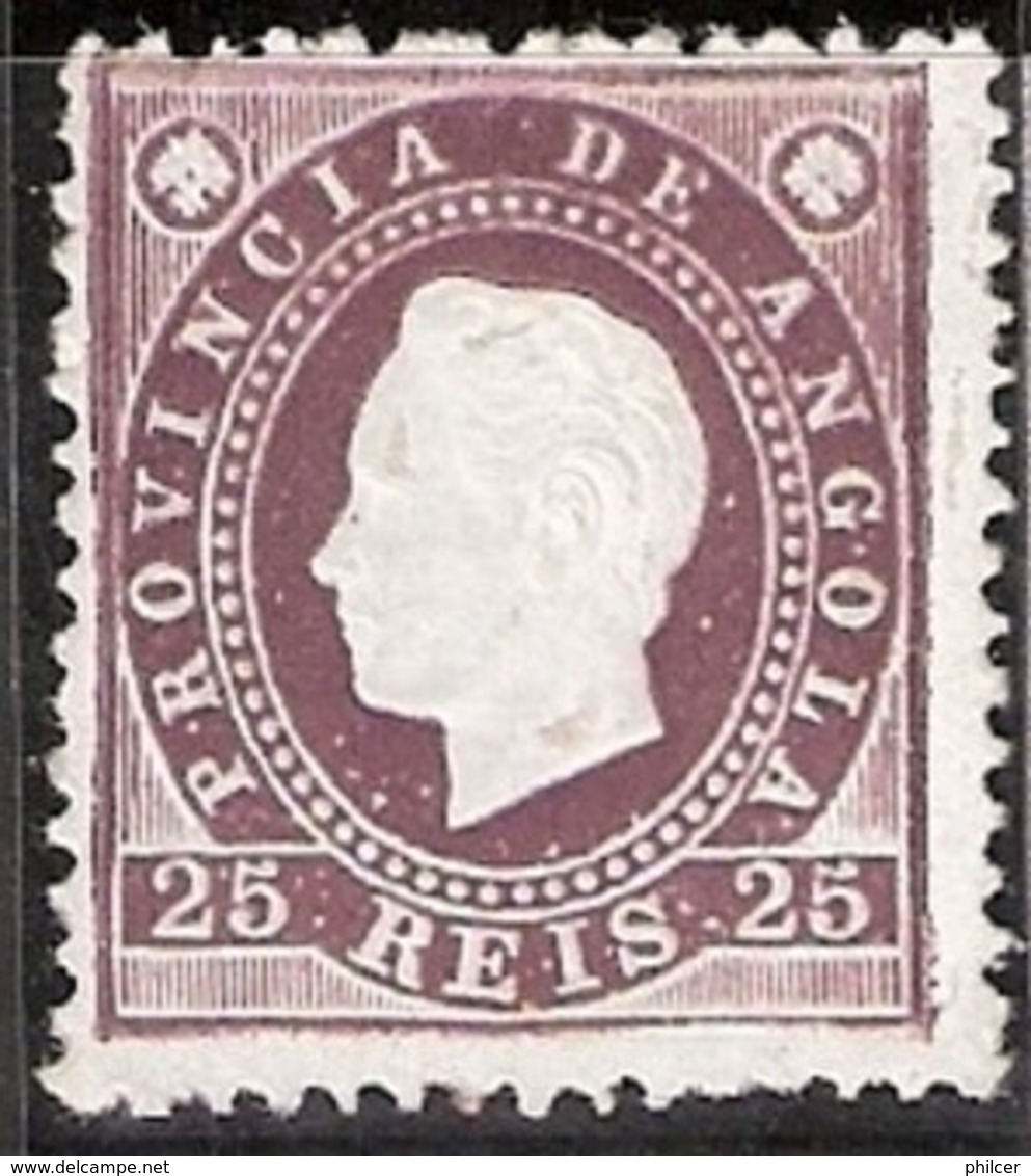 Angola, 1886, # 12 Dent. 12 1/2, MH - Angola